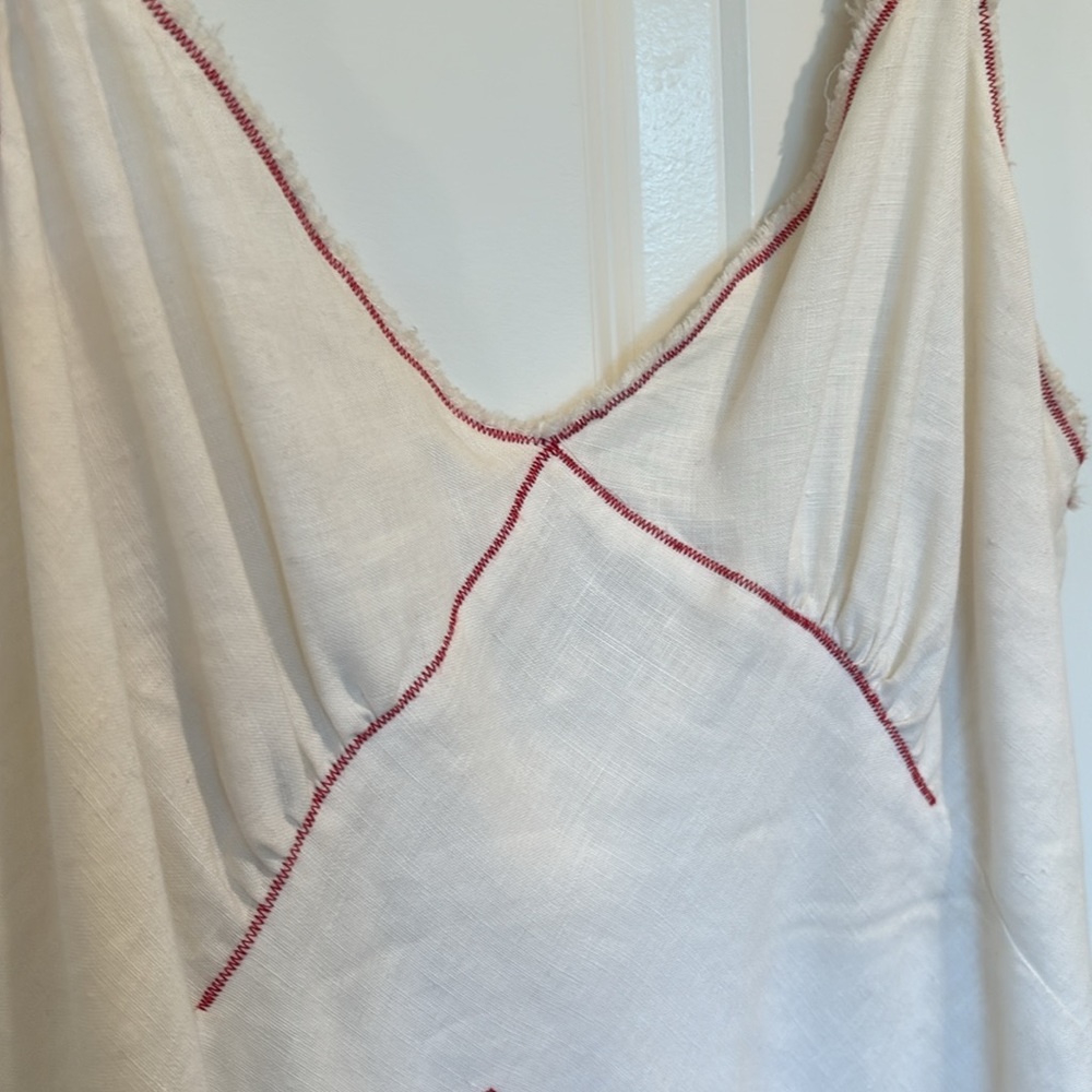 Vintage BCBG Maxazria Linen Sundress - Picture 3 of 12
